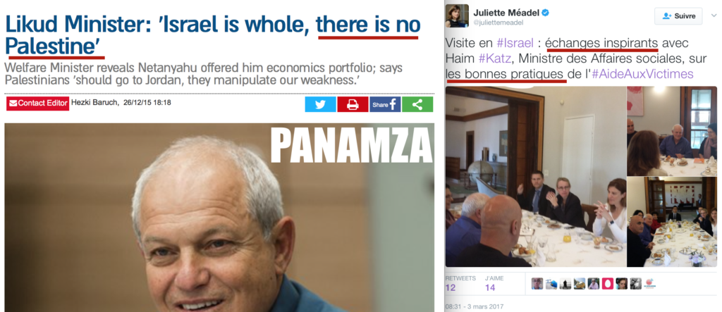 Il nie l’existence de la Palestine : la secrétaire d’État en charge des victimes le trouve «inspirant»