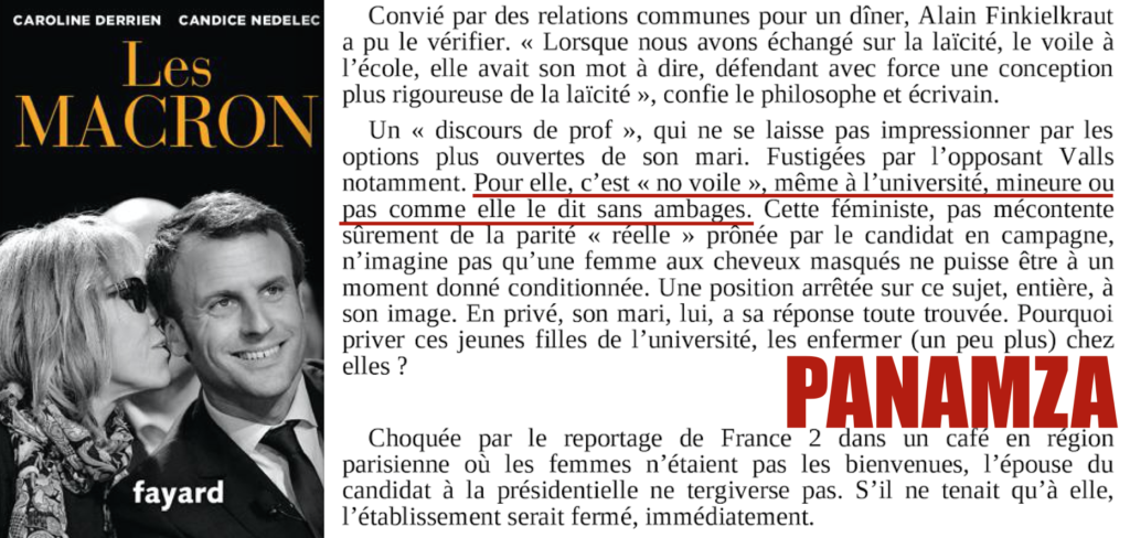 Macron : son épouse et conseillère serait-elle islamophobe?
