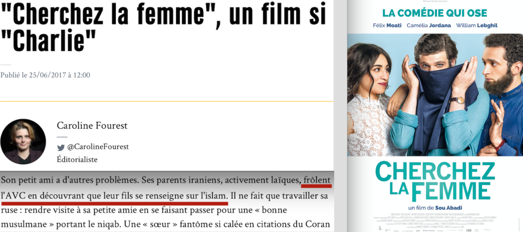 «Cherchez la femme» : une comédie islamophobe imaginée en Israël