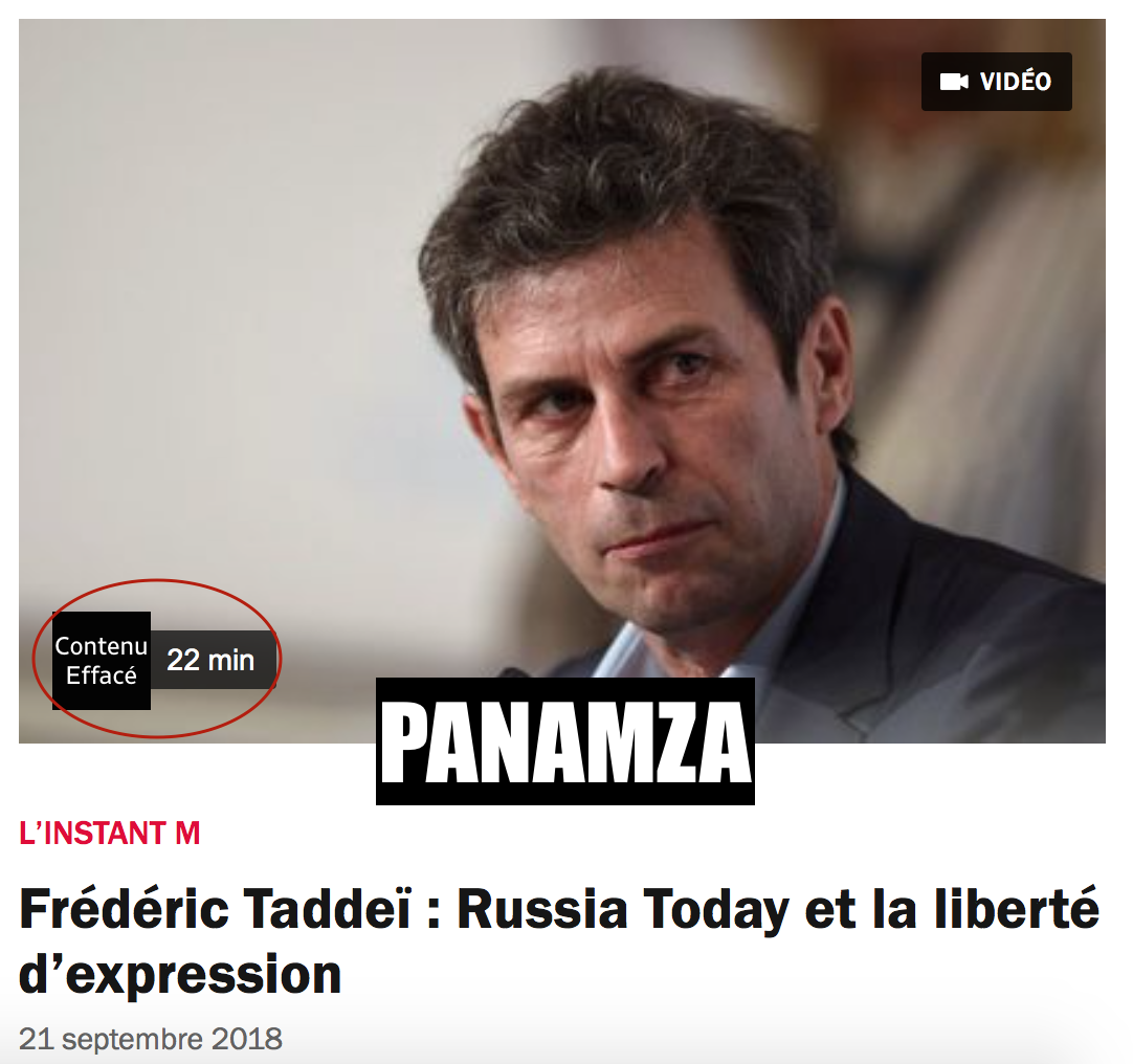 France Inter censure son entretien avec Taddeï